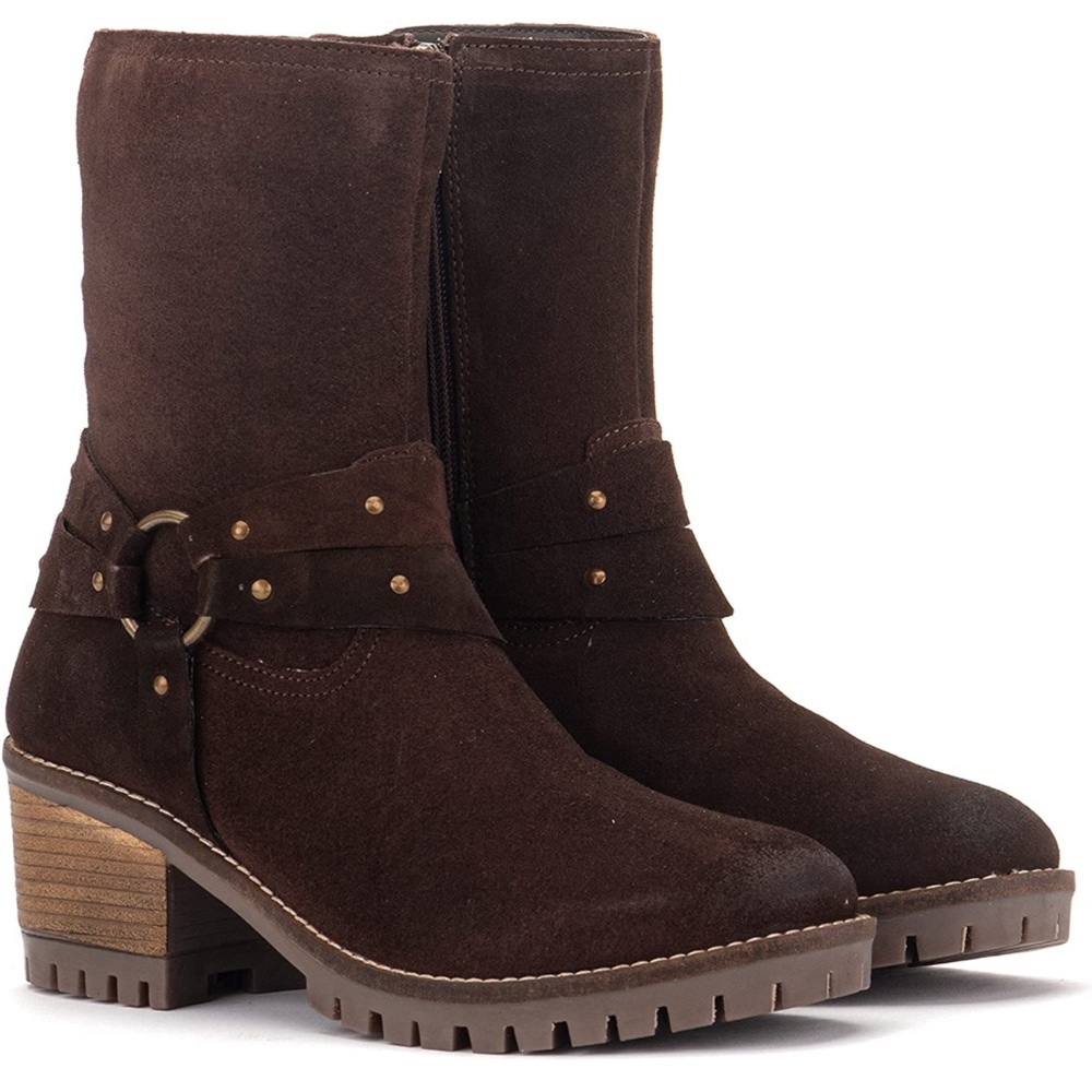 NEW $295!!  Vintage Foundry SIENNA Boot Suede Motorcycle Style